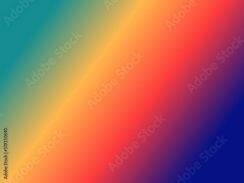 Abstract gradient of green, orange And purple Soft multicolored background. Modern diagonal design for mobile applications.