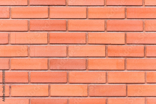 Red brick wall abstract background texture from the top to the bottom