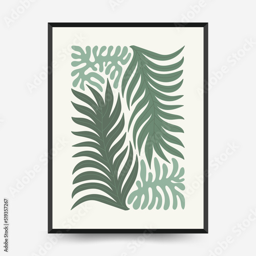 Nature, garden and landscape poster template or card. Flowers and plants at home and outdoor.