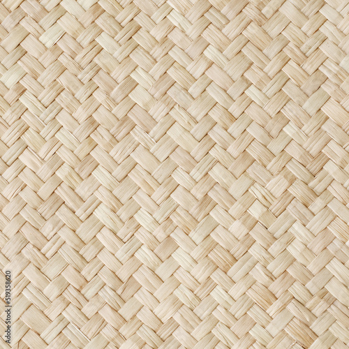 Pattern of reed weaving mat with vintage style for background and design art work.