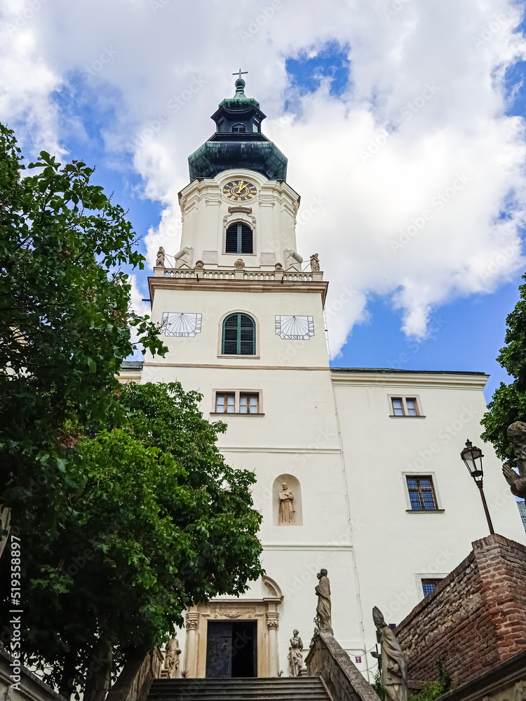 Church on the territory of Nitra castle in Slovakia