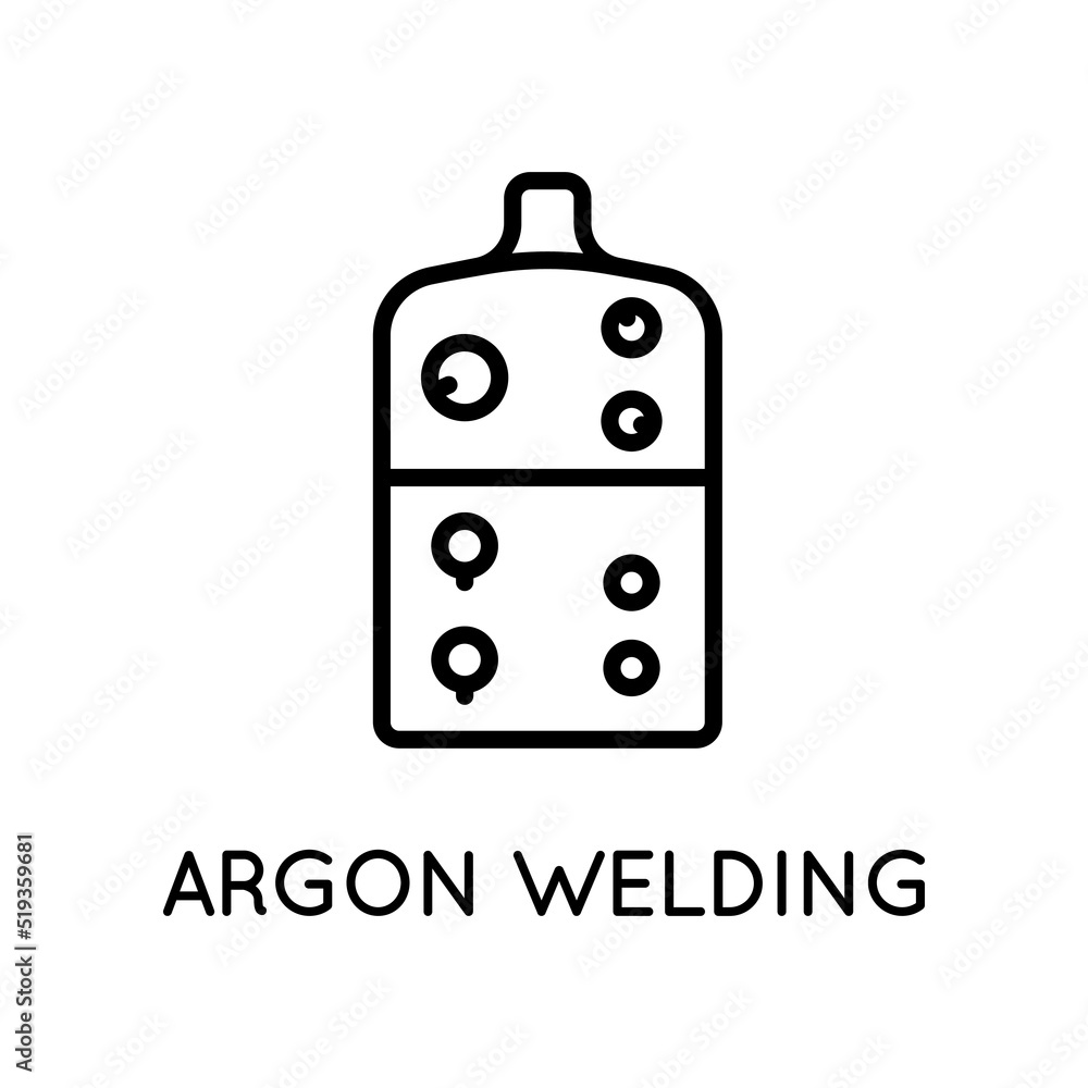 Naklejka premium Tig Welding Icon. Vector sign in simple style isolated on white background. Original size 64x64 pixels.