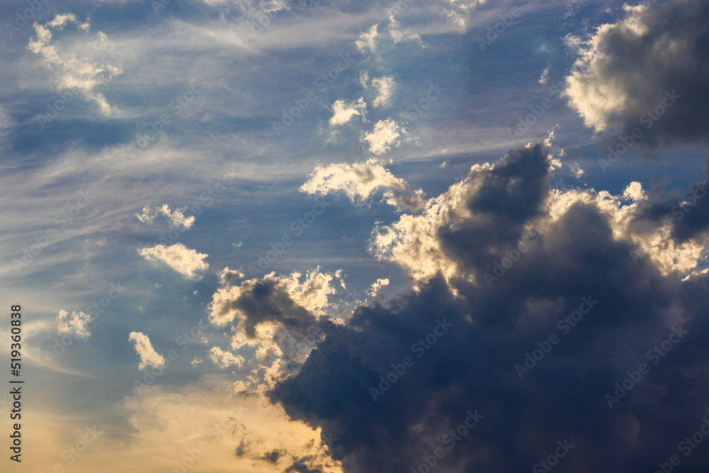 clouds in the sky before Big Rain clouds in the sky before Big Rain