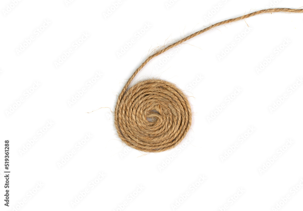 String Spiral Isolated