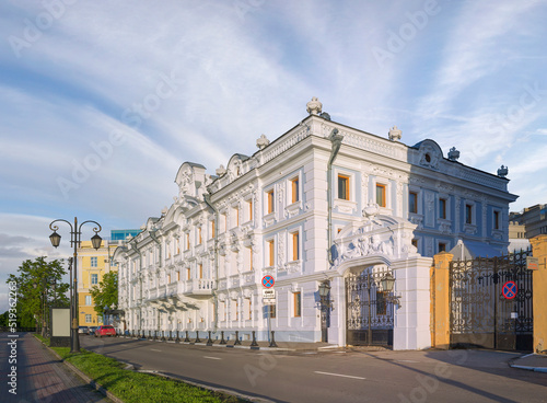 Manor of Merchant Rukavishnikov on the Verkhne-Volzhskaya Embankment. Nizhny Novgorod, Russia photo