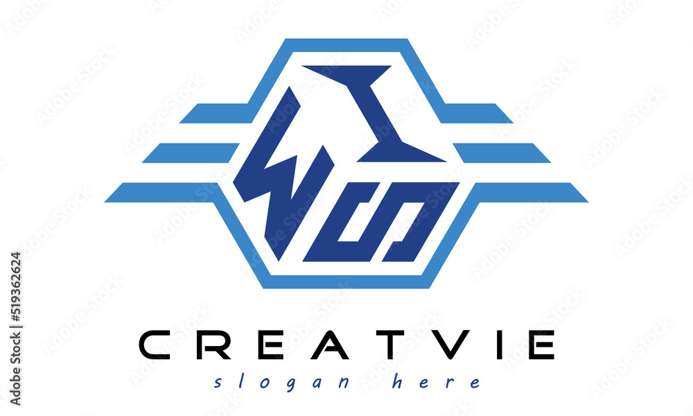 WIS three letter geometrical wings logo design vector template. wordmark logo | emblem logo | monogram logo | initial letter logo | typography logo | business logo | minimalist logo | - obrazy, fototapety, plakaty 