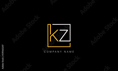 KZ, ZK Abstract Letters Logo Monogram photo