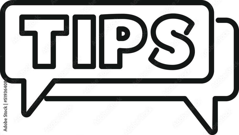 Info top tip icon outline vector. Advice idea Info top tip icon outline vector. Advice idea