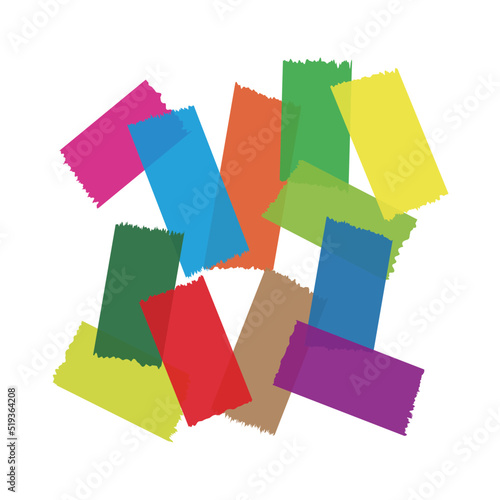 テープ　付箋　背景　マスキングテープ