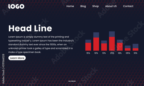WEB home page background. First page background. Landing page template. Vector illustration. EPS 10