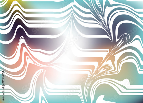 Abstract cover melted marble stripes. Gradient geometric design. Template for brochures, posters, covers, notebooks, magazines, banners, flyers and cards