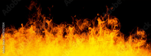 Fire and smoke after the crackers got fire. Fire embers particles over black background. Fire sparks background. 