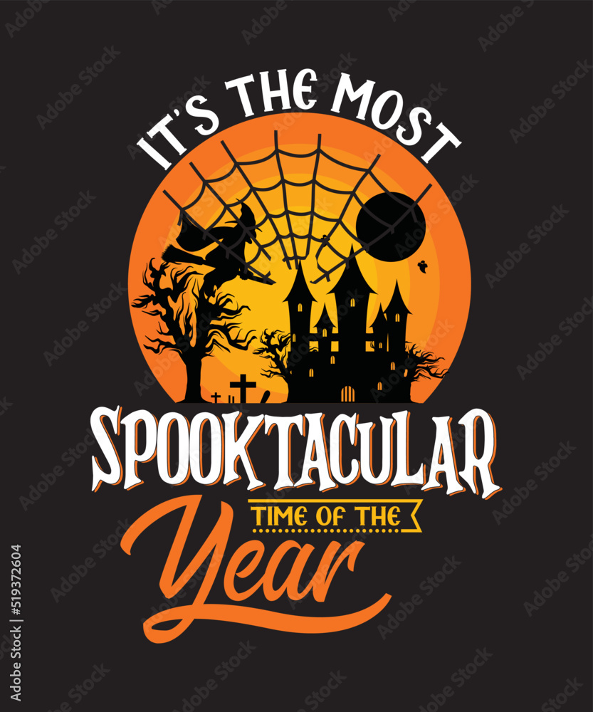 Halloween T-shirt deisgn , Halloween vector graphics