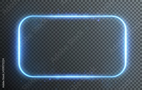 Technological background. Light glass blue frames square, oval, rectangle, circle. HUD PNG. Collection of futuristic hud light blue frame.