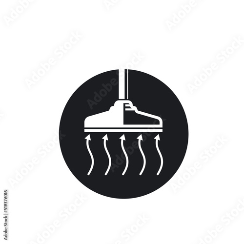 vacuum cleaner machine icon vector concept design