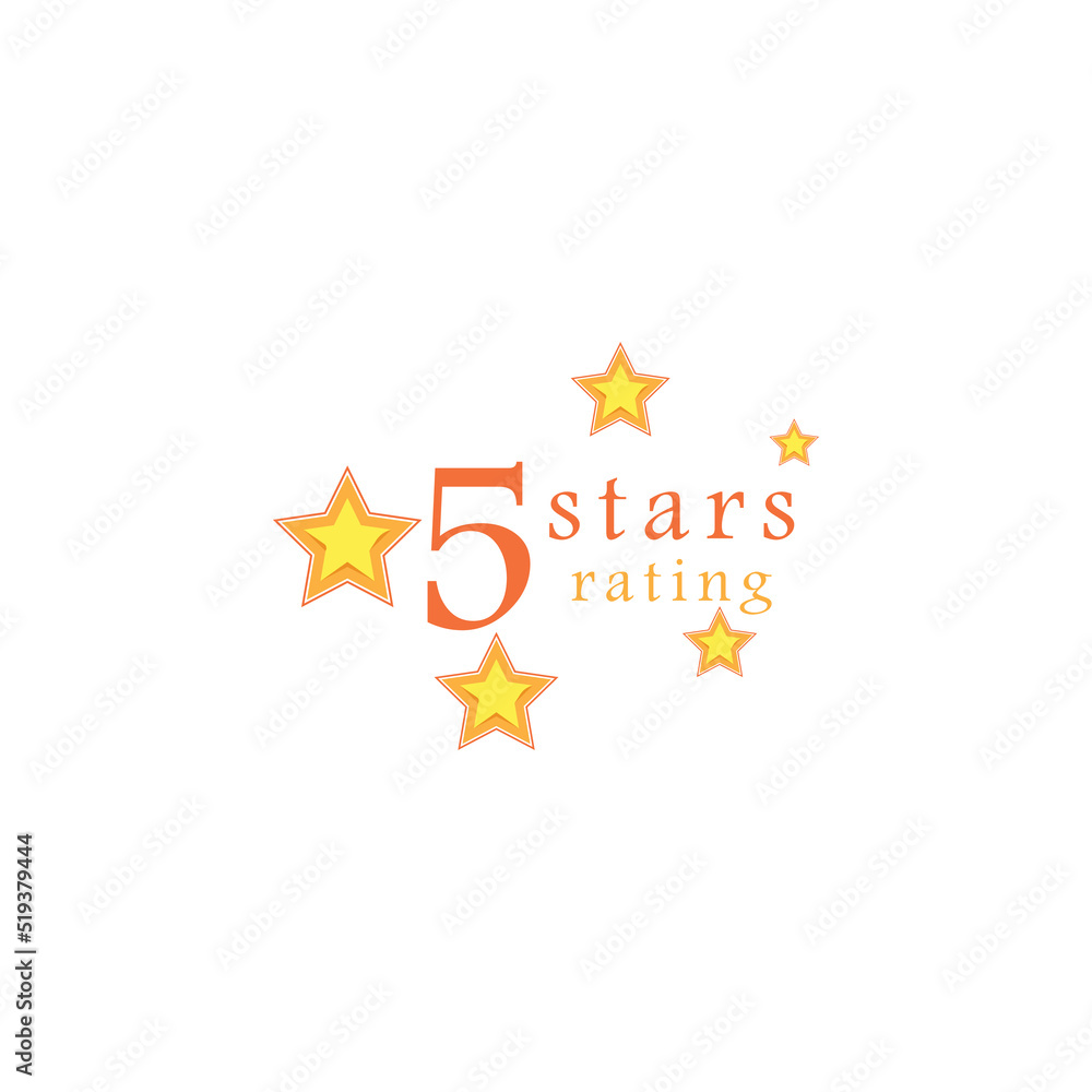 Obraz premium Star icon template