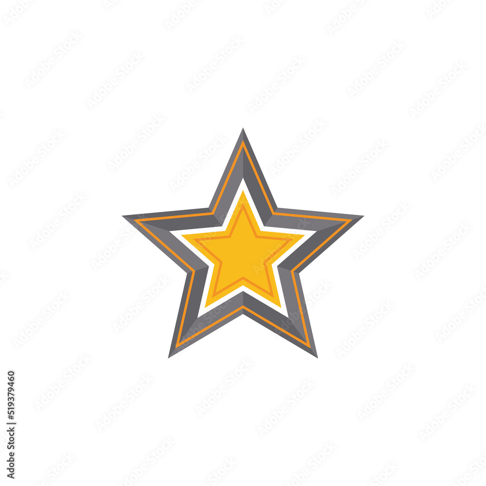Star icon template Star icon template