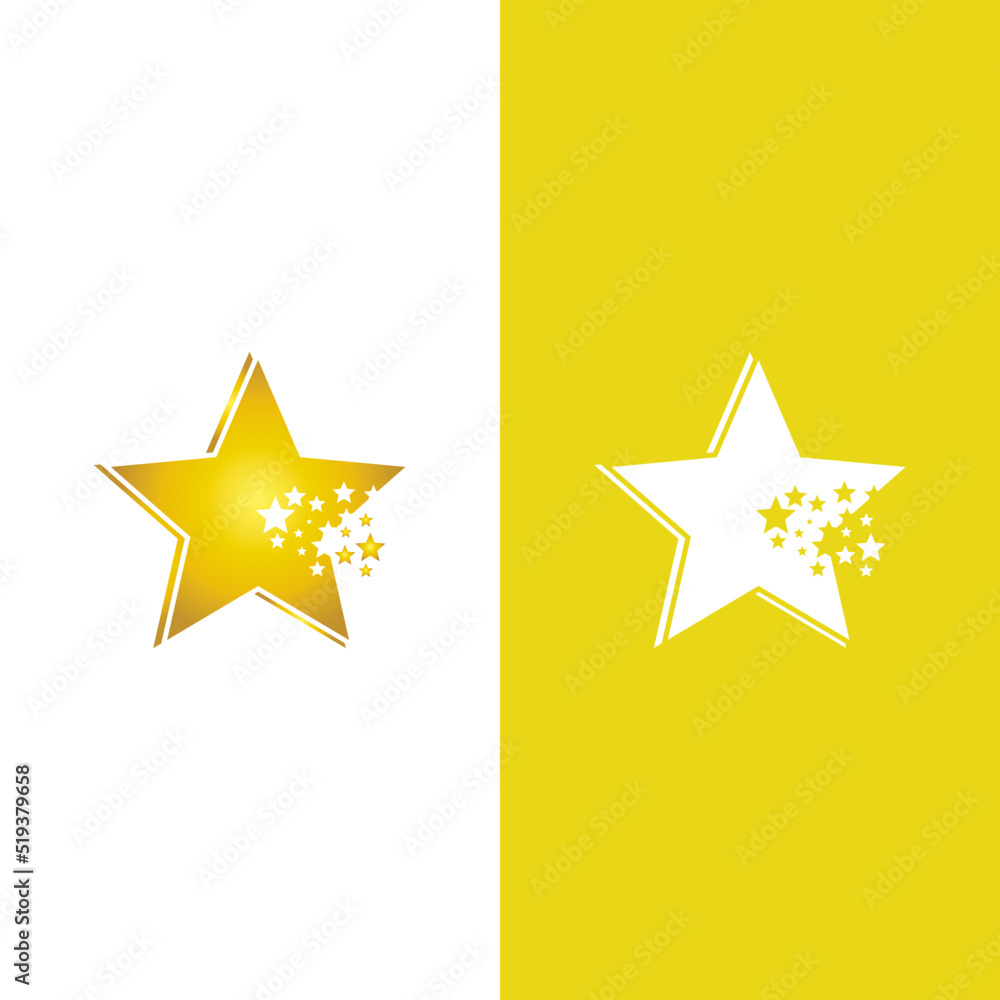Obraz premium Star icon template