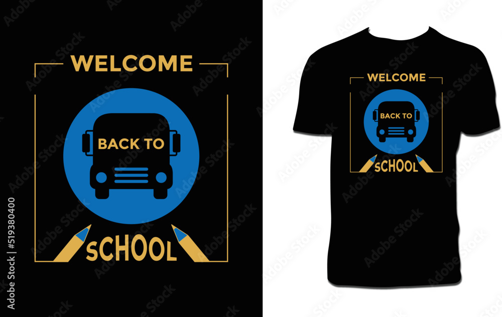 Back To School T Shirt And Hoodie Design 