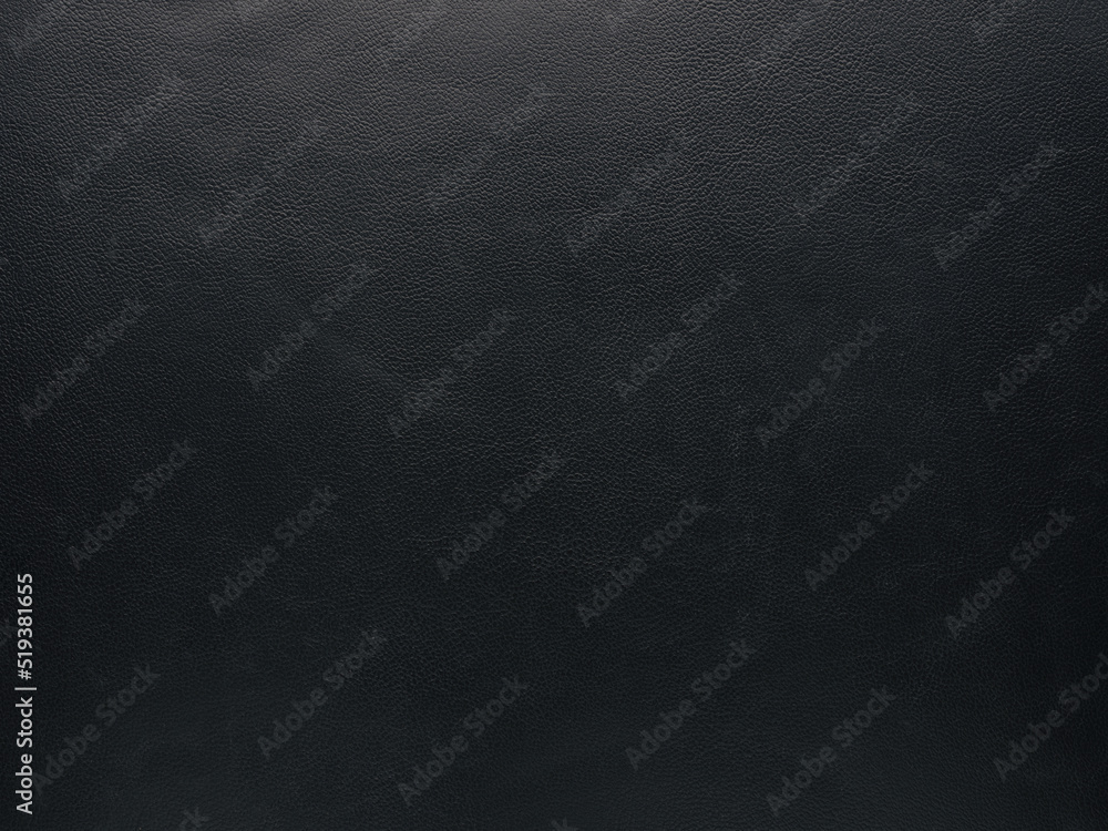 Texture of a fine black leather surface using as luxury background or header - obrazy, fototapety, plakaty 