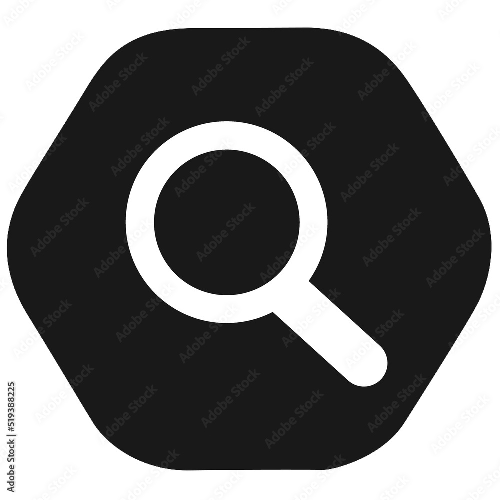 vector magnifying icon sarch