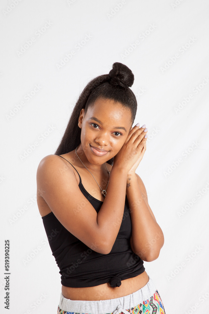 Lovely woman with a pleasing smile Lovely woman with a pleasing smile