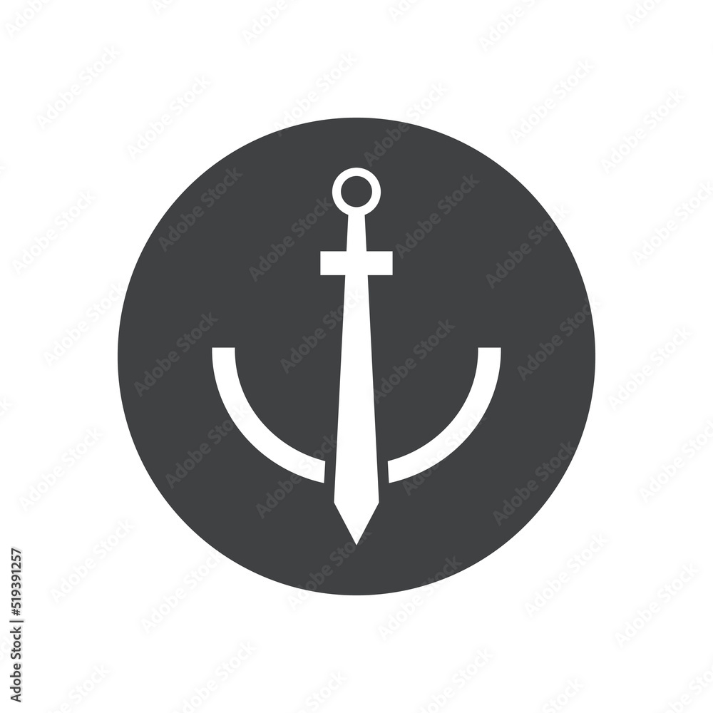 Anchor Logo Template vector symbol design Anchor Logo Template vector symbol design