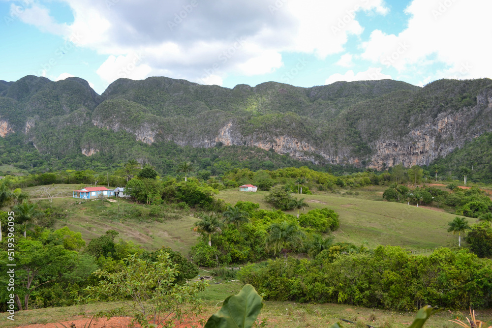 Tobacco farm in the mountains of Cuba
