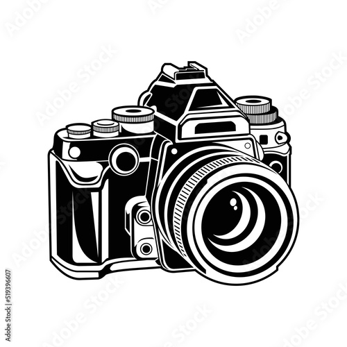 photo camera isolated