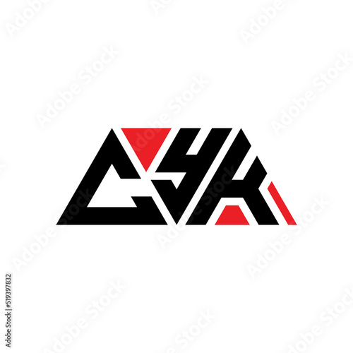 Free Download CYK triangle letter logo design with triangle shape. CYK triangle logo design monogram. CYK triangle vector logo template with red color. CYK triangular logo Simple, Elegant, and Luxurious Logo... - GFXLoad