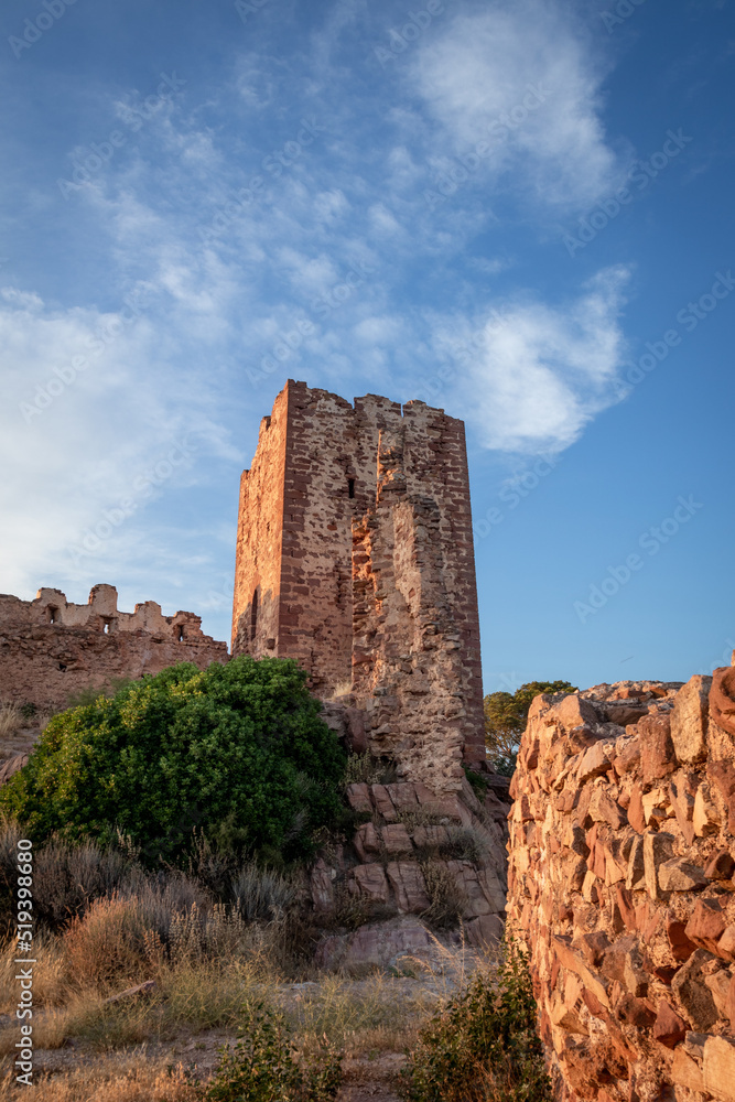 Medieval castle, located on a hill, in the municipality of Sierra, in the Valencia Community, in Spain. It's a turistic place.