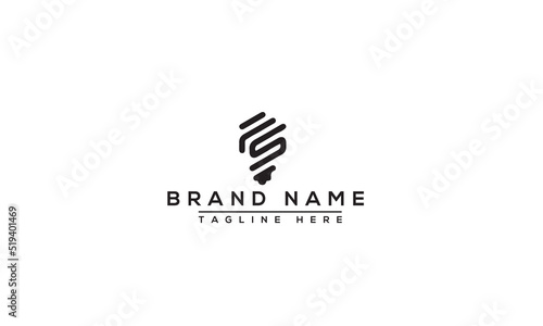 Logo design letter FS . Elegant modern. Vector template.