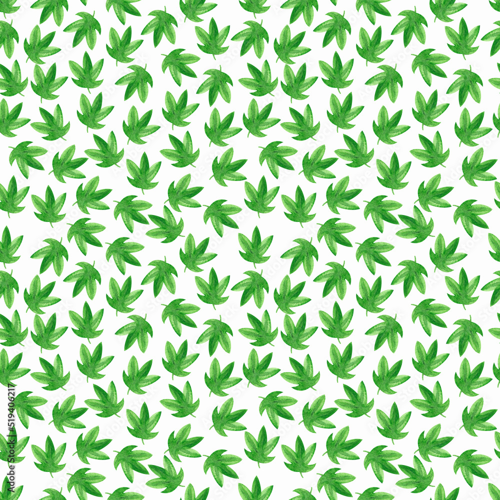 green leaves seamless pattern green leaves seamless pattern