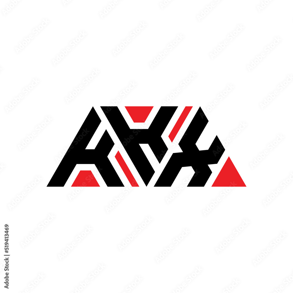 KKX triangle letter logo design with triangle shape. KKX triangle logo design monogram. KKX triangle vector logo template with red color. KKX triangular logo Simple, Elegant, and Luxurious Logo...