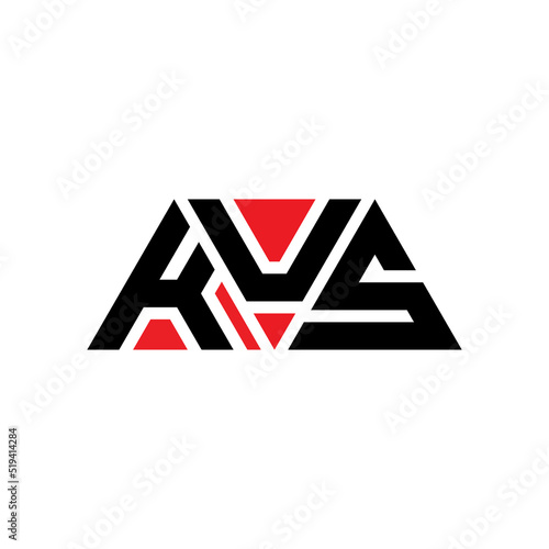 KUS triangle letter logo design with triangle shape. KUS triangle logo design monogram. KUS triangle vector logo template with red color. KUS triangular logo Simple, Elegant, and Luxurious Logo...