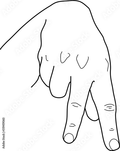 American sign language letter ASL