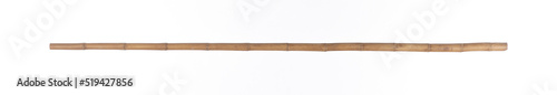 long bamboo stick isolated on white background © serikbaib