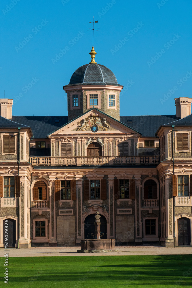 Obraz premium Historisches, Schloss Favorite bei Förch, im öffentlichen, Park