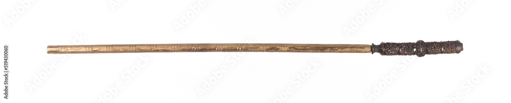 magic staff isolated on white background magic staff isolated on white background