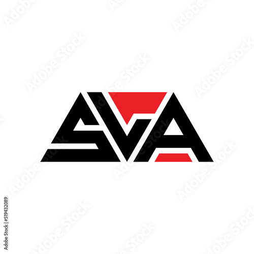 SLA triangle letter logo design with triangle shape. SLA triangle logo design monogram. SLA triangle vector logo template with red color. SLA triangular logo Simple, Elegant, and Luxurious Logo...