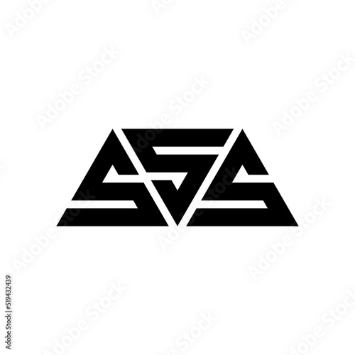 SSS triangle letter logo design with triangle shape. SSS triangle logo design monogram. SSS triangle vector logo template with red color. SSS triangular logo Simple, Elegant, and Luxurious Logo...