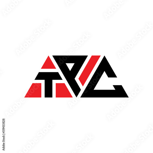 TPC triangle letter logo design with triangle shape. TPC triangle logo design monogram. TPC triangle vector logo template with red color. TPC triangular logo Simple, Elegant, and Luxurious Logo...