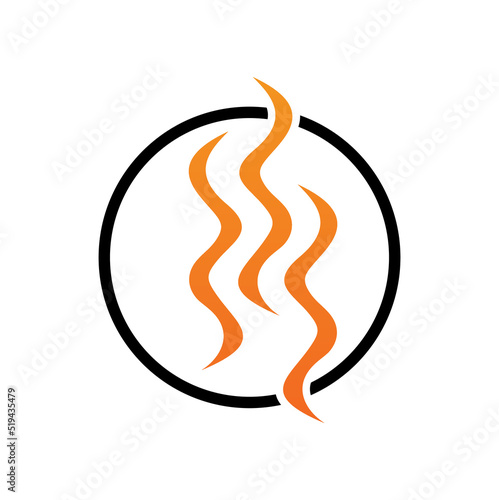 Heat Wave Symbol Logo Icon