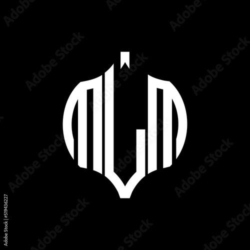 MLM letter logo. MLM best black background vector image. MLM Monogram logo design for entrepreneur and business.
