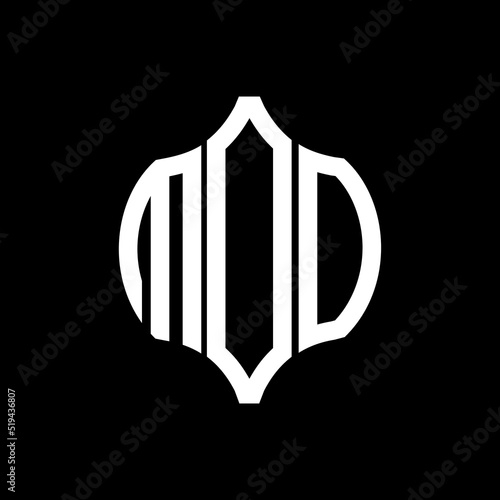 MOO letter logo. MOO best black background vector image. MOO Monogram logo design for entrepreneur and business.
