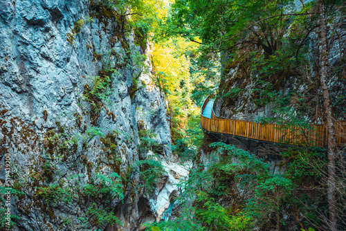 Horma Canyon. Kure Mountains National Park. Horma Canyon hiking trail. Turkey travel. Pinarbasi, Kastamonu, Turkey. © fromsalih