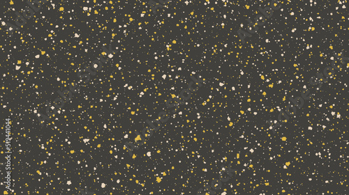 Seamless spray speckle texture. Distress grain background. Grunge splash repeated effect. Dirty overlay repeating pattern. Distressed effect. Splattered particles, splashes, drops wallpaper. Vector 