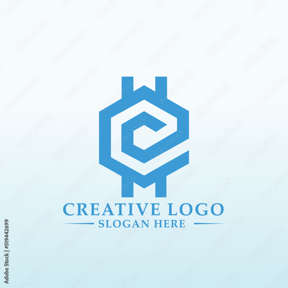 Crypto currency vector logo design template Crypto currency vector logo design template