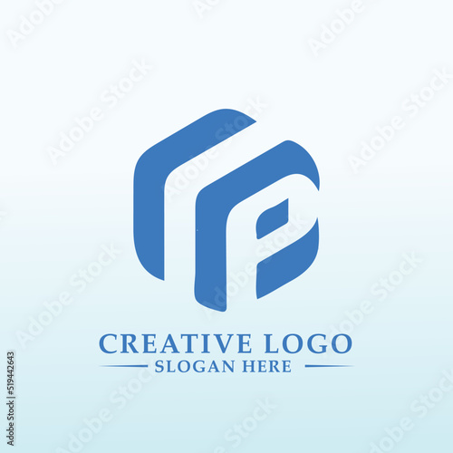 Logo redesign for a crypto payment start up letter P