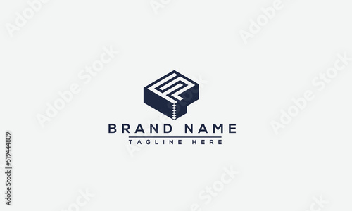 Logo design letter FP . Elegant modern. Vector template. photo